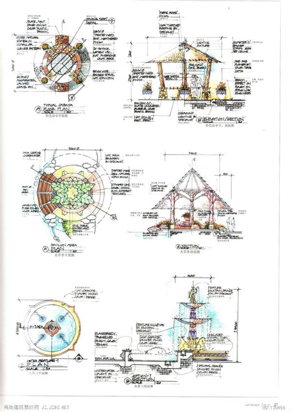 分析图画法立面剖面 典尚建筑素材网