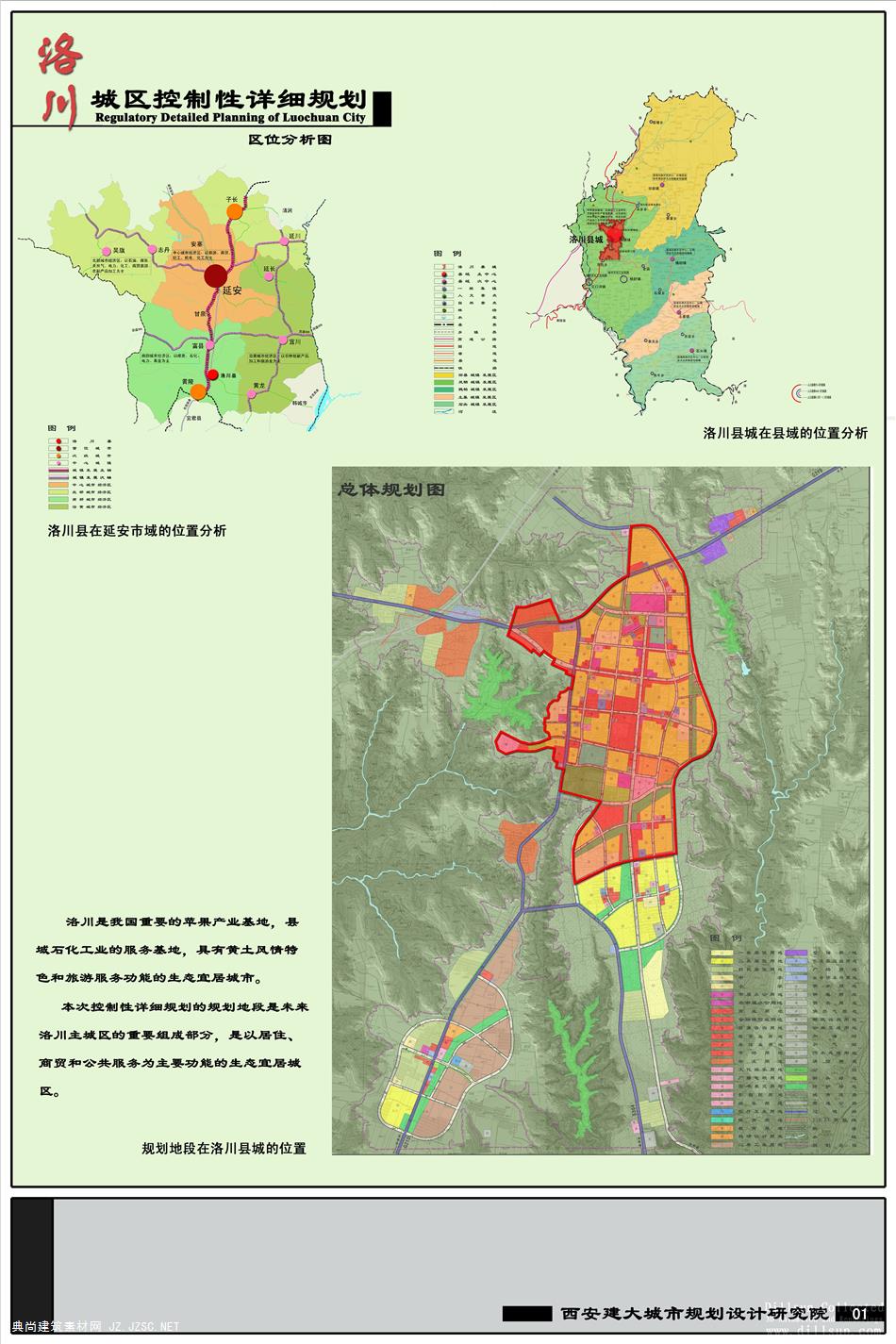 31洛川城区控制性详细规划2008西安建大