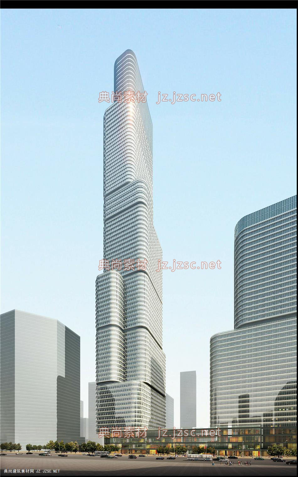 超高层建筑效果图0012