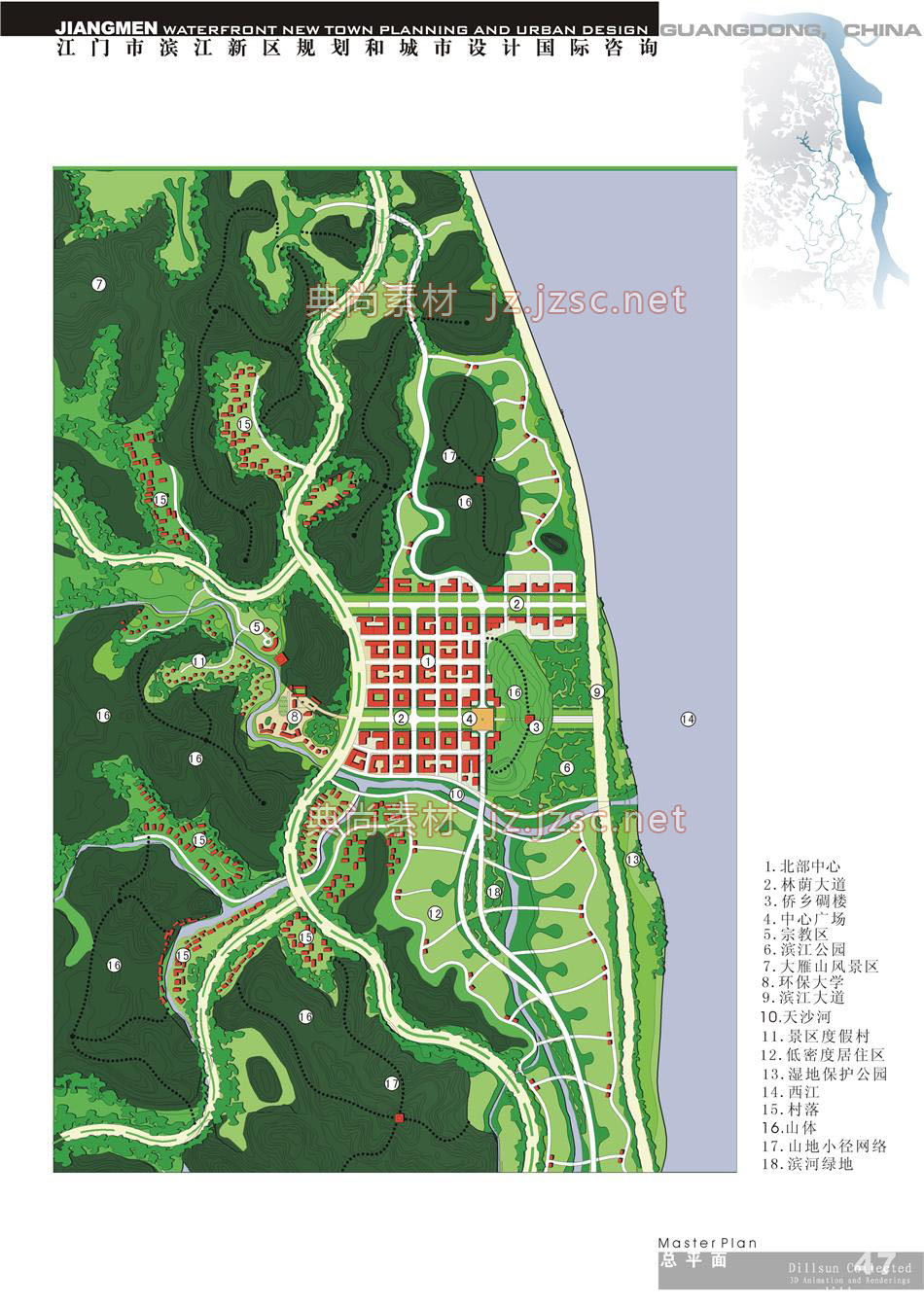 居住区规划总平面图0186