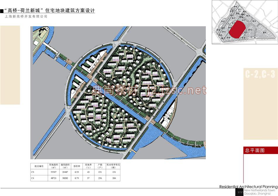 居住区规划总平面图0129