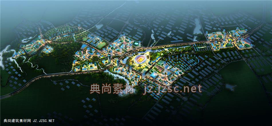 太平新城城市设计效果图