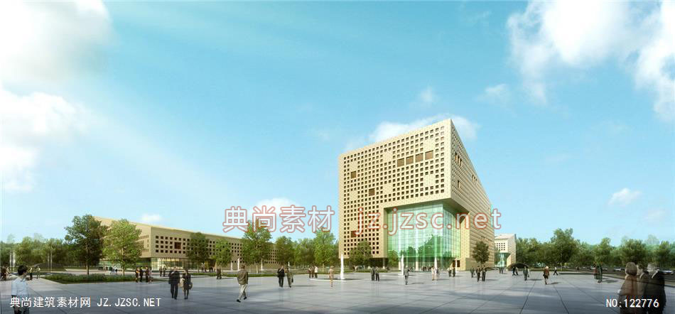 A中国兵器 超高层办公建筑效果图