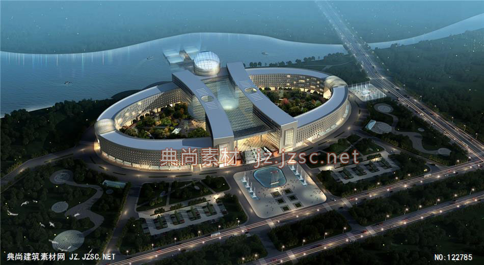 A中投国际科技创新基地02 超高层办公建筑效果图