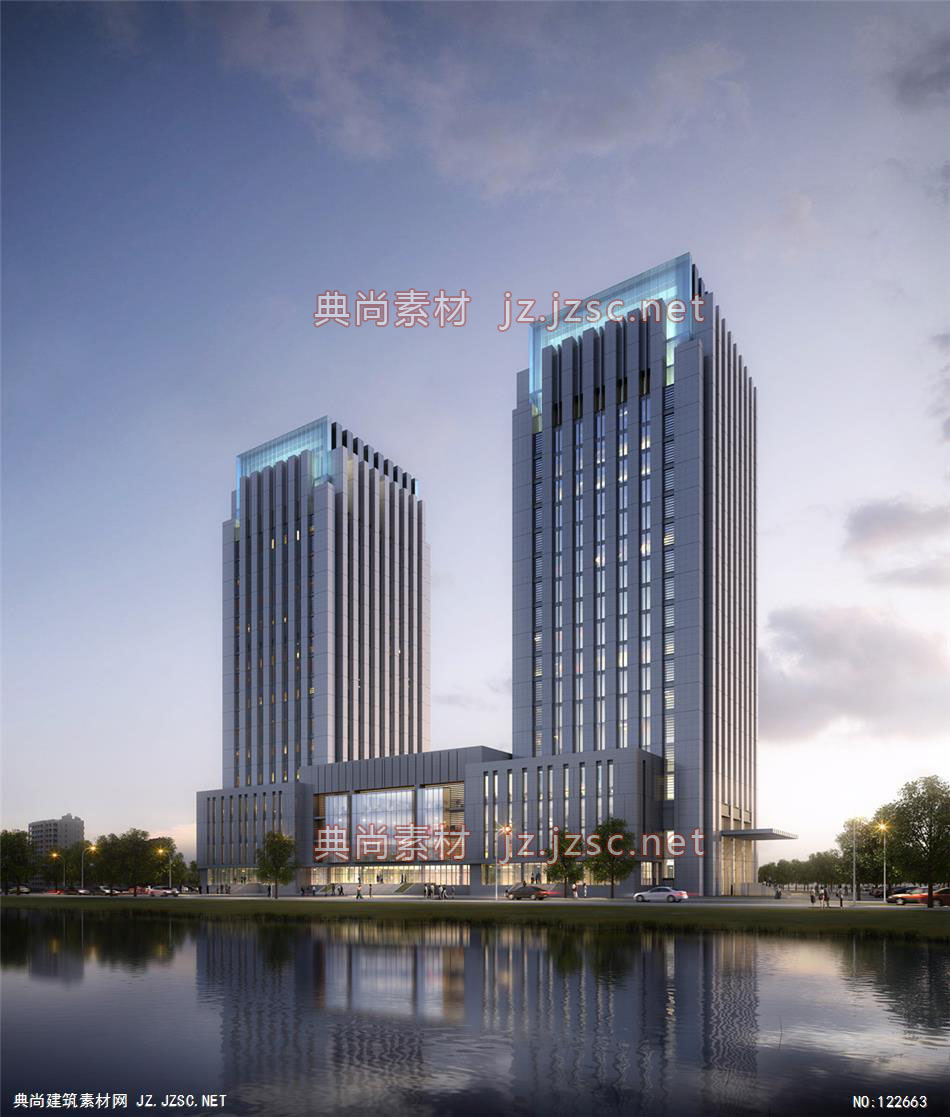 A新昌办公楼 超高层办公建筑效果图
