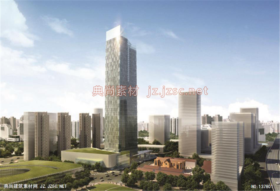 A上海静安区60号街坊建筑方案设计05