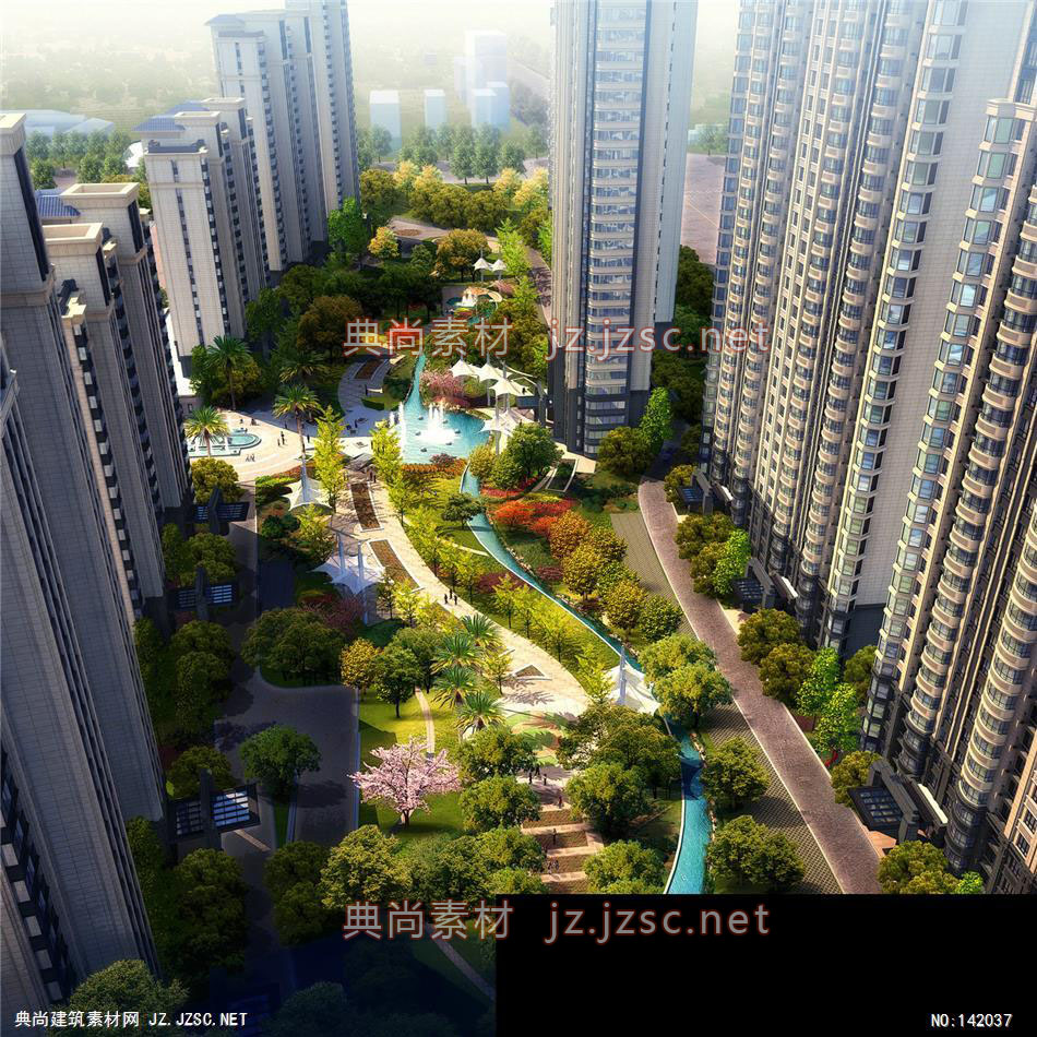 海诚建筑设计-王工-嘉兴住宅-2景观效果图