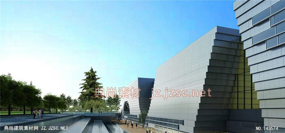 三所-马工-扬州科技馆-3效果图异形建筑效果图