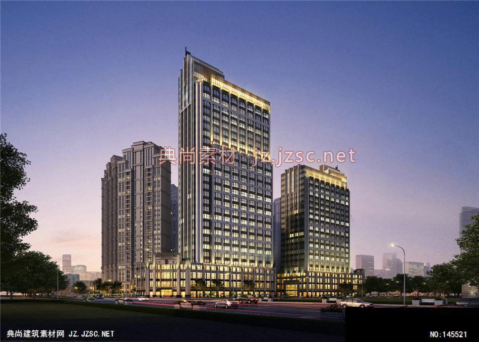 海波-谢工-成都锦城南府项目-13效果图-办公楼效果图办公建筑