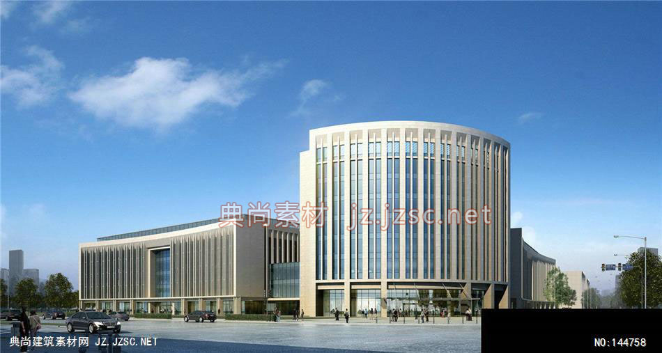 公建一所赖工重庆迈威4效果图-办公楼效果图办公建筑
