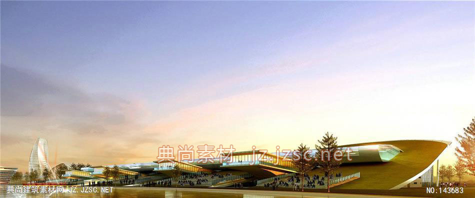 中建国际-张工-汽车城第二轮-3效果图异形建筑效果图