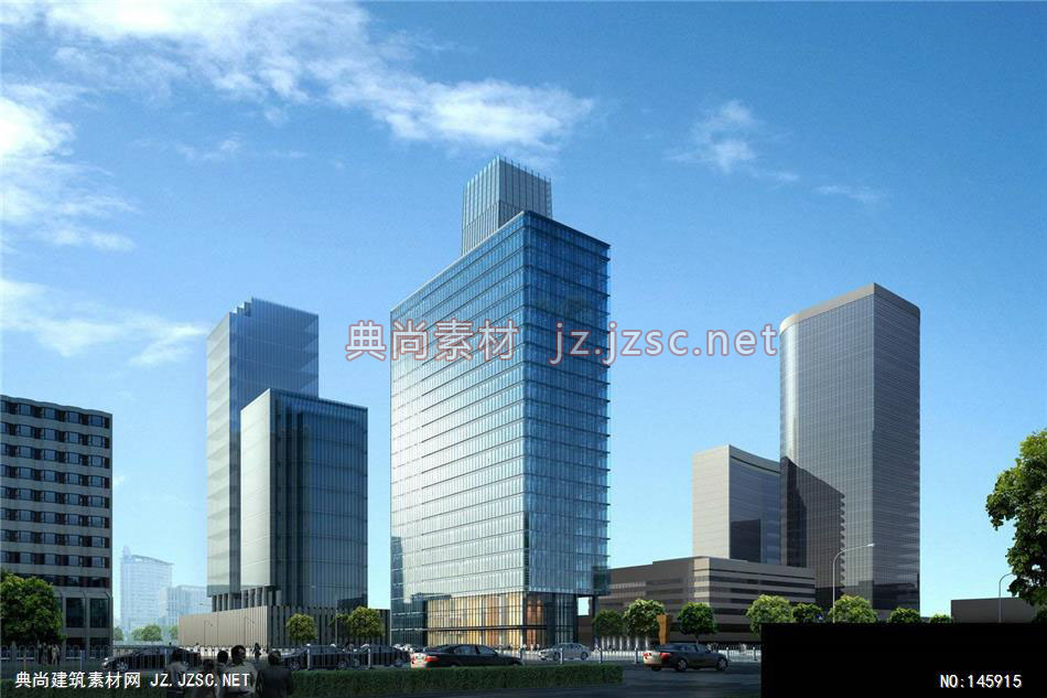 史工-北京办公楼-修改 拷贝效果图-办公楼效果图办公建筑