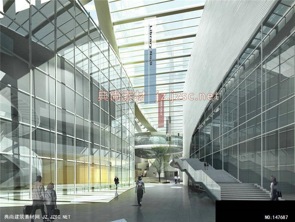 中建国际-汤工-文化中心-8效果图-办公楼效果图办公建筑