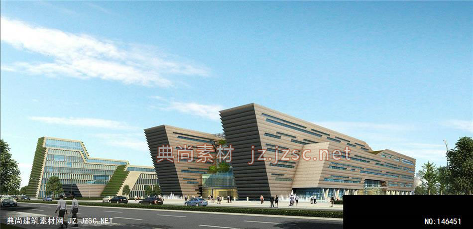 联创国际-毕工-杭州钱江科技-3效果图-办公楼效果图办公建筑