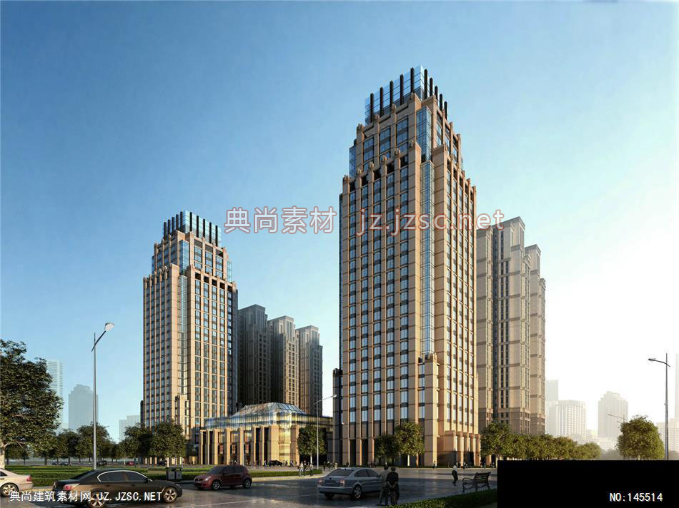 海波-谢工-成都锦城南府项目-8效果图-办公楼效果图办公建筑