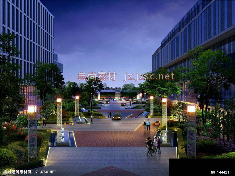 公建上海国安园林报喜鸟项目4效果图-办公楼效果图办公建筑
