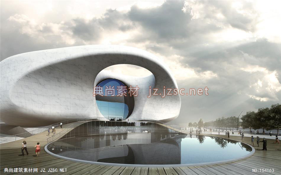 武汉某客厅16-规划效果图设计+文化建筑效果图