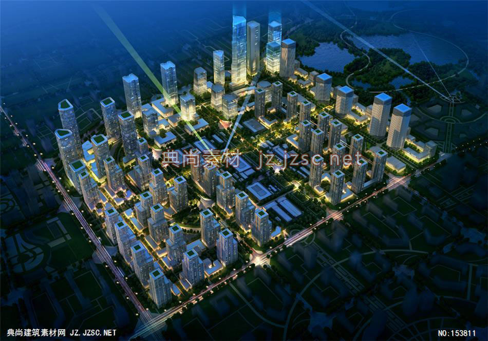 沈阳大东城市规划02-规划效果图设计+文化建筑效果图