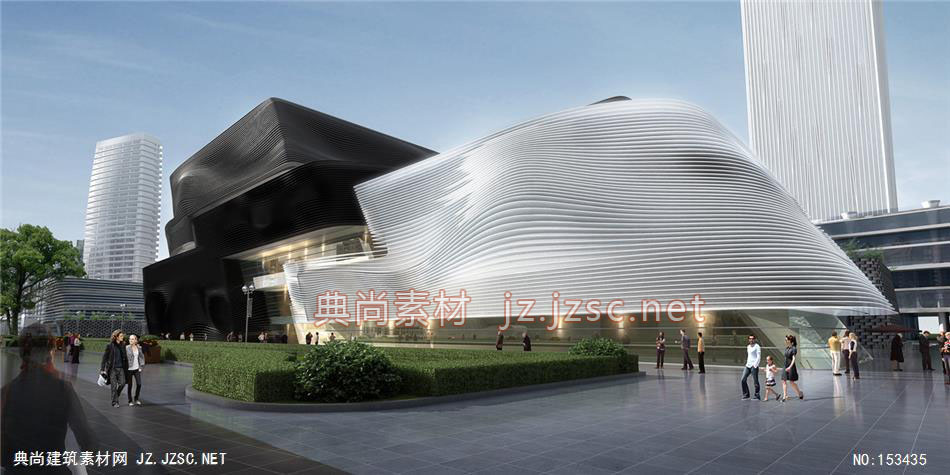 宁波某项目10-规划效果图设计+文化建筑效果图