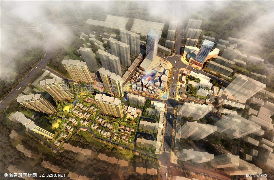 1301-13(规划）MO-南昌住宅项目-nk-ljl 建筑效果图