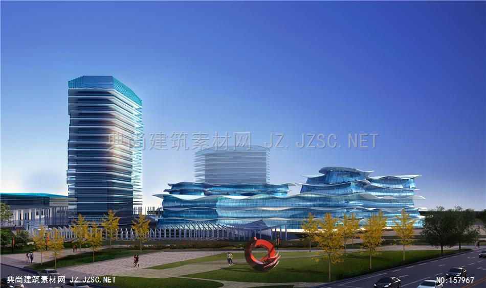 1301-34-综合-世贸-北京宋庄地块修改-cr 建筑效果图