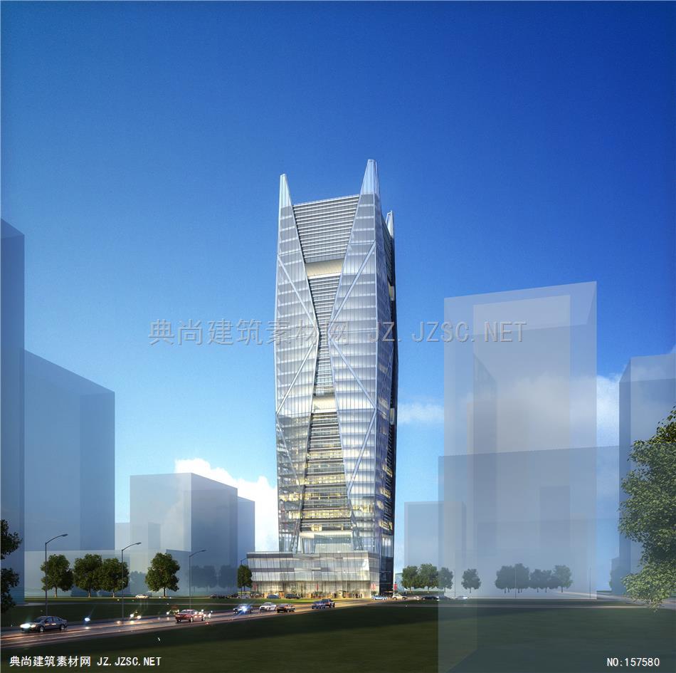 1201-15(公建)江欢成—中建钢构-5-zyx-cl(2) 建筑效果图