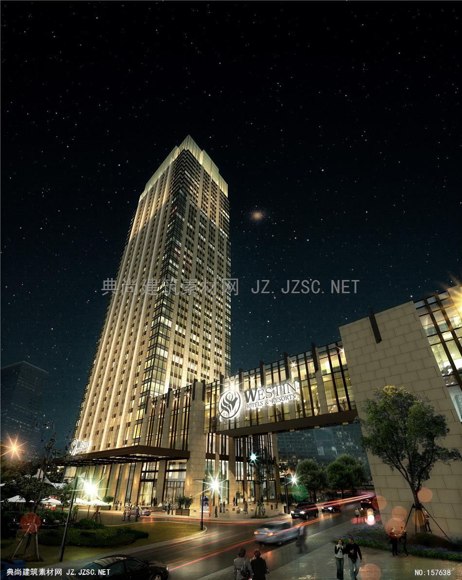 1301-02(综合体)成都凯达-长沙威斯汀酒店-yj-sy-zyx 建筑效果图