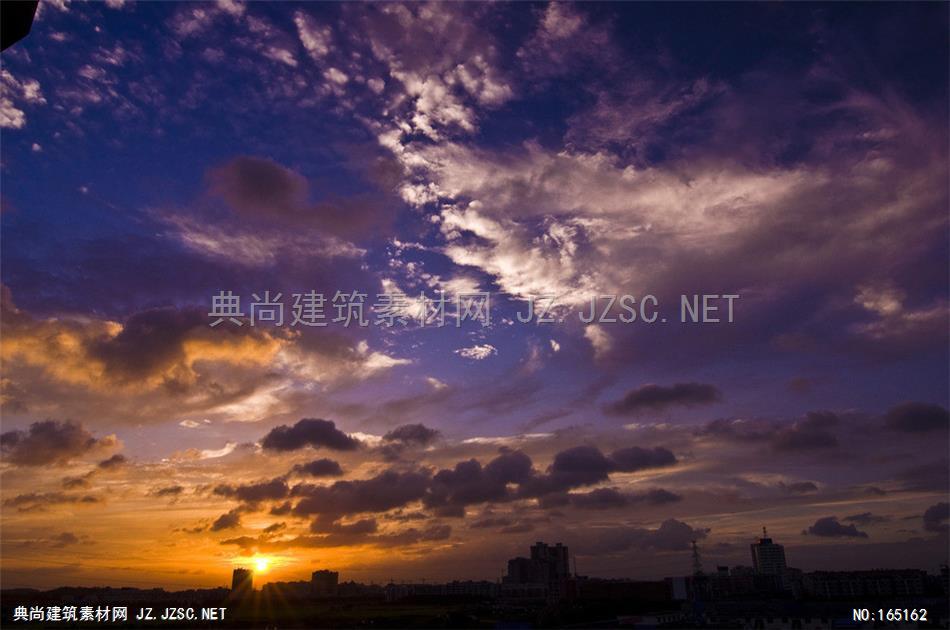 高清夕阳晚霞天空素材A (61) 天空配景精美天空