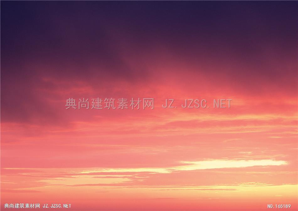 高清夕阳晚霞天空素材A (88) 天空配景精美天空