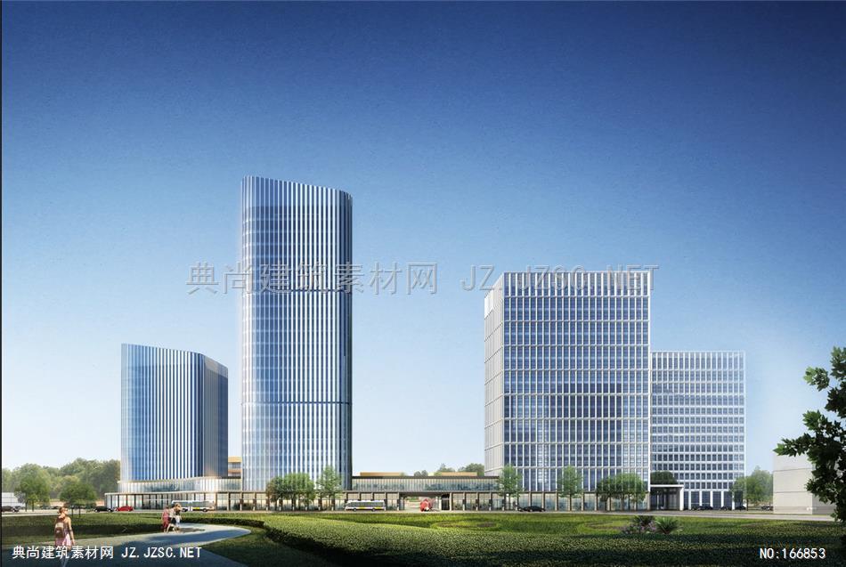 公建共建效果图yt2018428F1沿街一点LZPro副本办公楼写字楼效果图办公建筑效果图