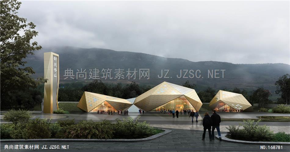会所售楼处销售中心JZ-033-PSD-38-著名设计公司最新建筑效果图素材建筑图片