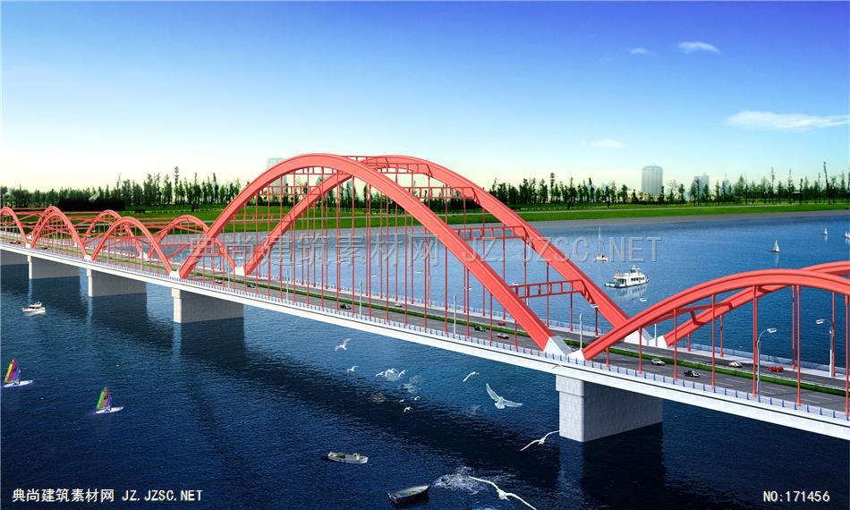 桥梁 (50)桥梁方案设计效果图