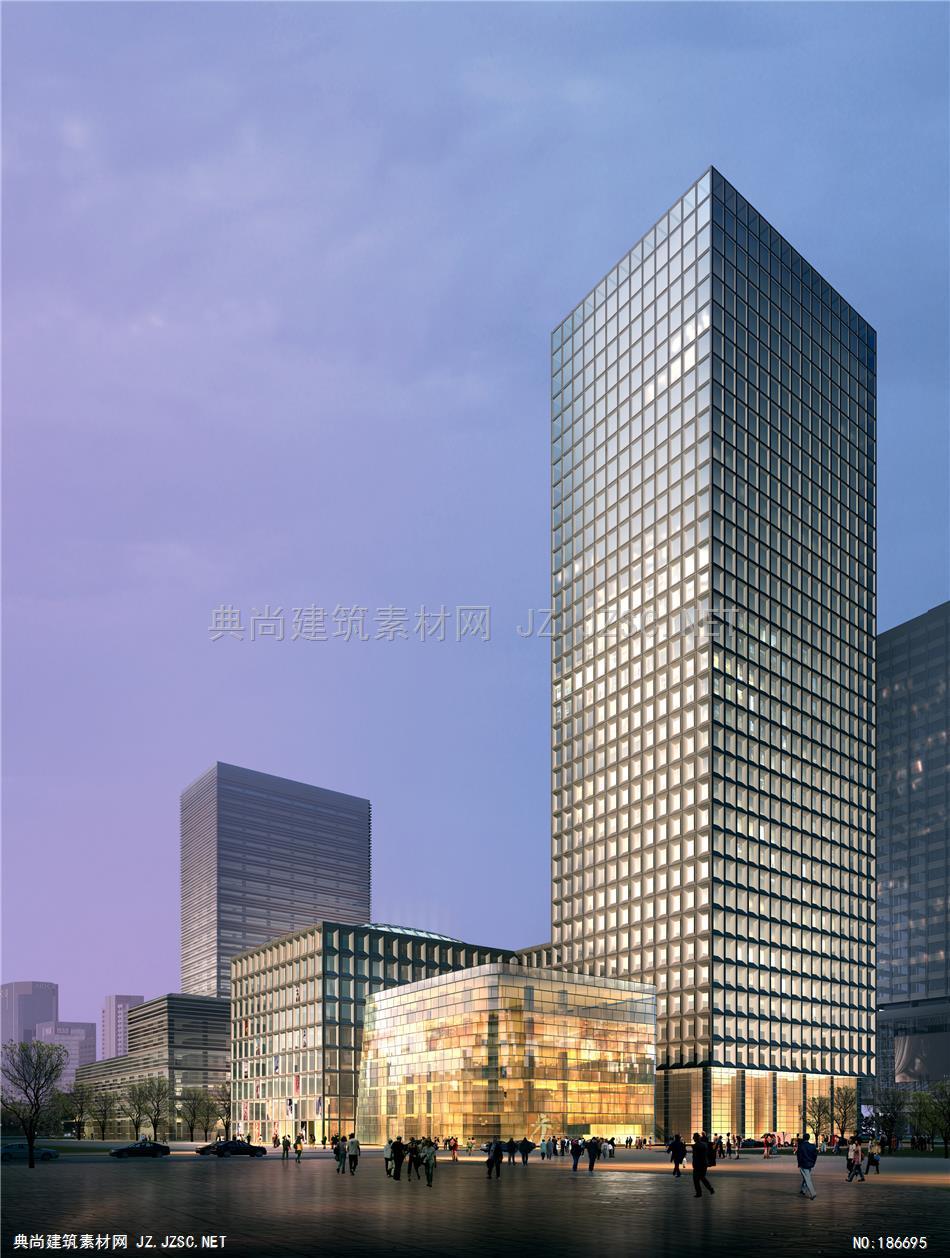 -办公楼效果图2009年01月工程20-都市实践-天津于家堡