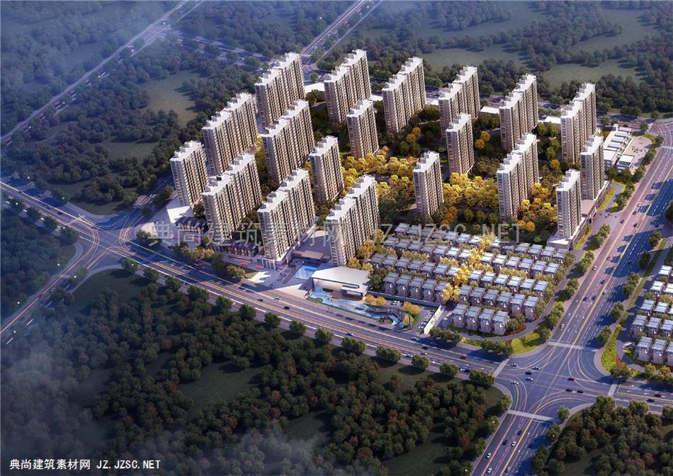 武汉新州万达生态居住区规划与建筑设计方案